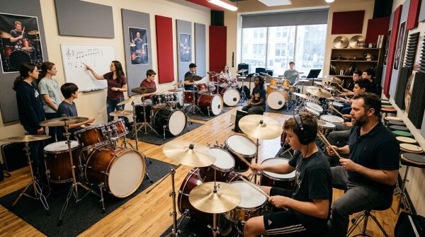 Les meilleures écoles de batterie à Lyon pour débutants et avancés